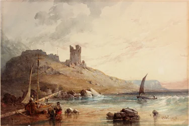 Castelo de Dunstanburgh (bodycolour)